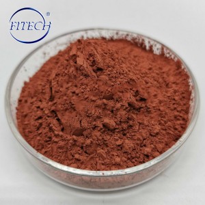 99.9% Nano 20-50nm Ferric Oxide Fe2O3 Powder Pigment