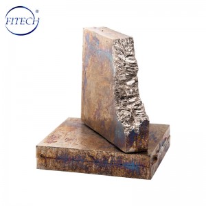 Hilaw nga Materyal 99.99% Min Bismuth Metal Ingot alang sa semiconductor