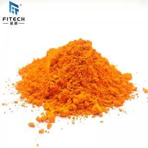 Kupereka Kwa Factory 98-99.9%min Vanadium Pentoxide Orange Ufa