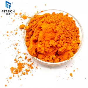 Fabriklieferung 98-99,9 % min. Vanadiumpentoxid-Orangenpulver