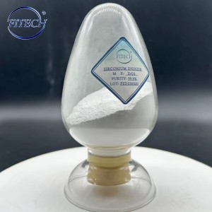 99.9% Purity 30nm Nano Grade Zirconium Oxide Used in Battery Material